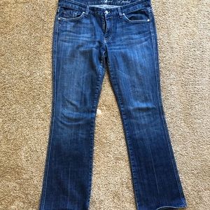 7 for all mankind boot cut jeans. A pocket